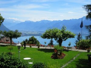 View over Lake Geneva