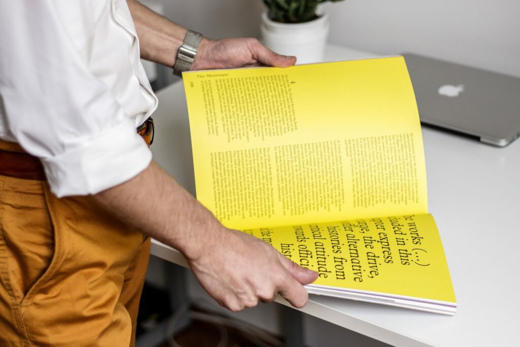 Swiss people enjoy reading their magazine on the weekend