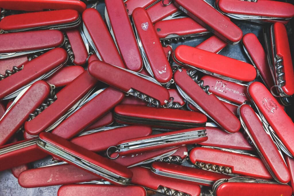 A Swiss army knife is really "gäbig"